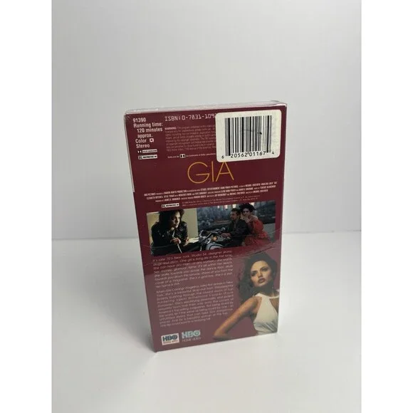 New Sealed Old Stock GIA Angelina Jolie HBO (VHS,1998) BRAND NEW SEALED - Picture 4 of 6